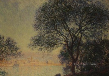  Claude Pintura - Antibes visto desde los jardines de Salis Claude Monet